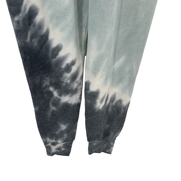 Young Fabulous & Broke Eberhart Tie-Dye Jumpsuit Blue Cream Size Small - Picture 7 of 15
